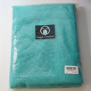 Tony's Collection Teal Curtain 52x34